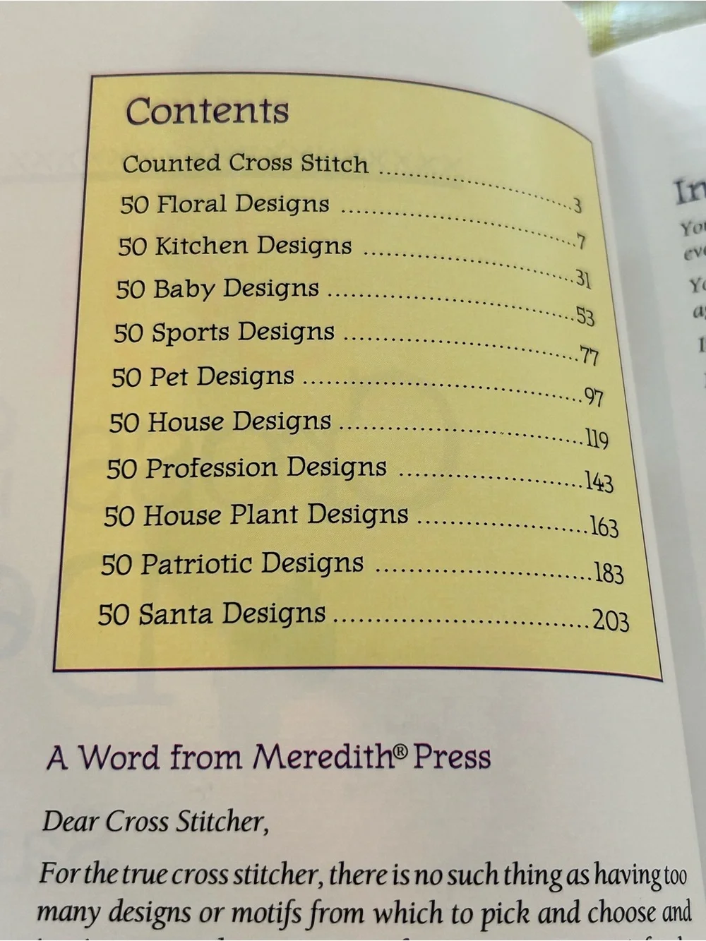 Meredith Press 501 cross
